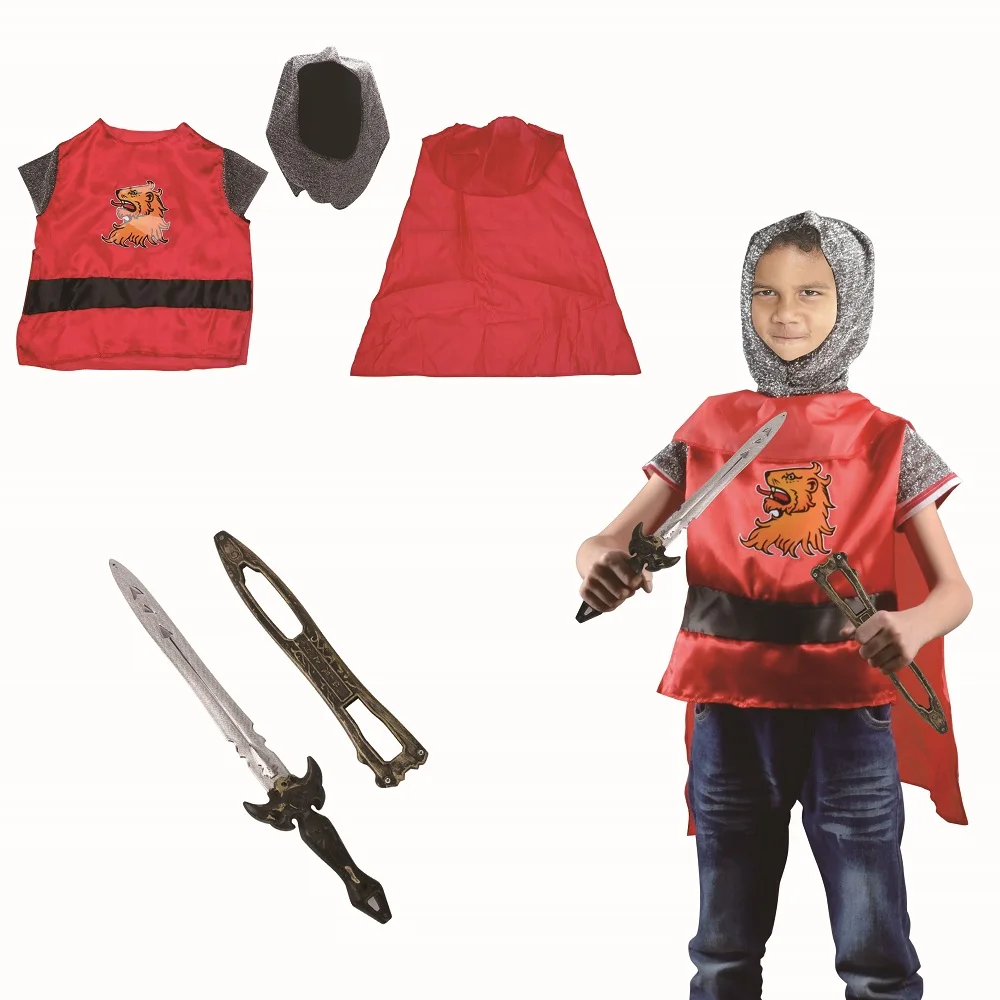 Wholesale Boys Halloween Party Assassin Cosplay Costume Children Dress up game costume toy set