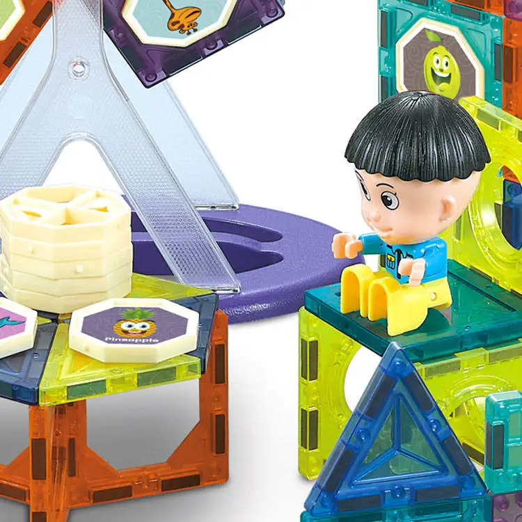 STEM Educational Magic Magnetic Blocks Toys Multi-style 3D Puzzle Magnetic Building Block Set Toys DIY Construction Assembly Toy
