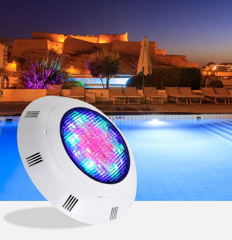 IP68 Waterproof LED Swimming Pool Light RGB LED Colorful Underwater Lighting Pond Submersible Lamp for Wedding Party Celebration