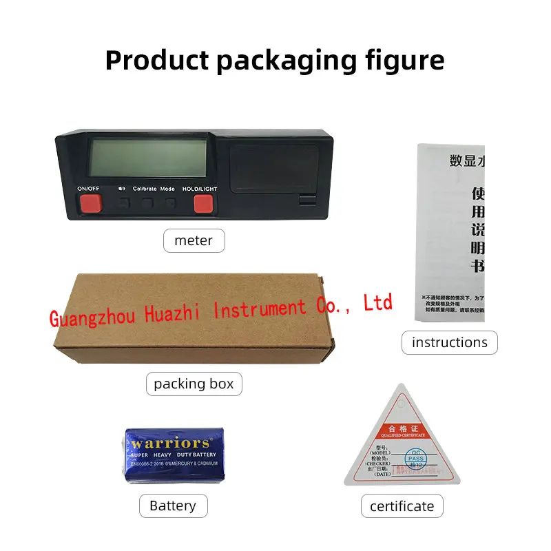 Electronic digital display inclinometer display level digital display Angle instrument level Angle box of Angle measurement