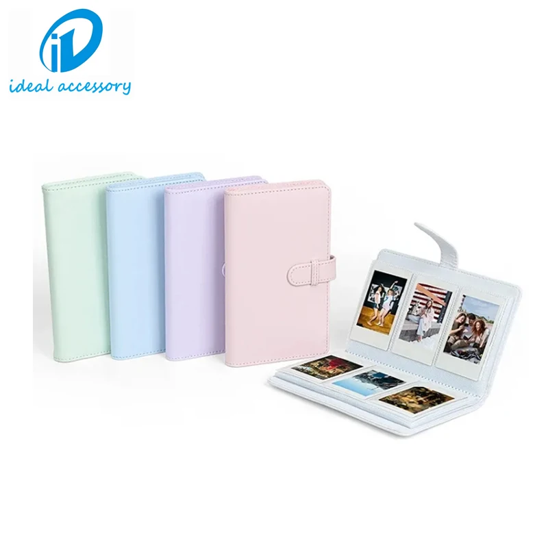 Wholesale 108 pockets PU leather 3 Inch Film Photo Album for Fujifilm Instax Mini 12 Camera