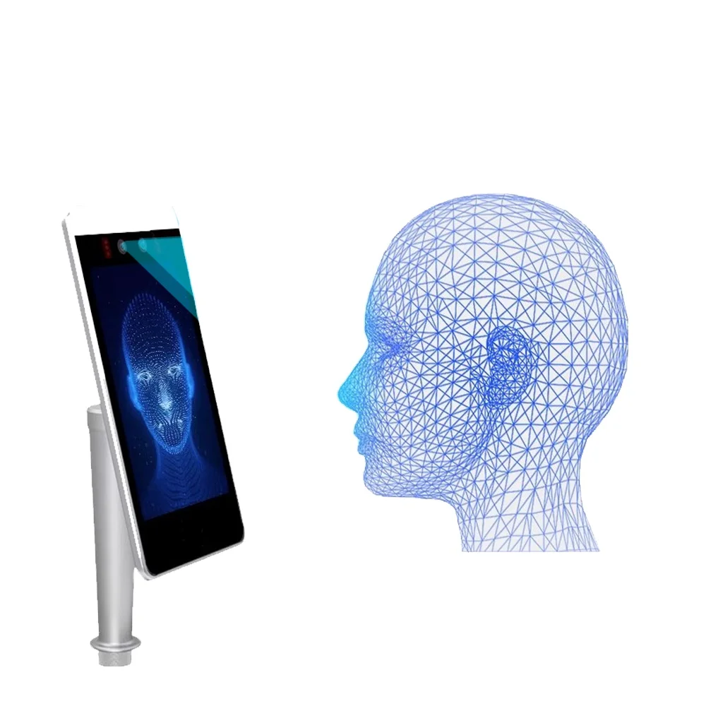 HFSecurity RA08 8-inch Touch Screen Flexible Android 1150,000 Customized Free SDK  APK Biometric Face Recognition Access Conrtol