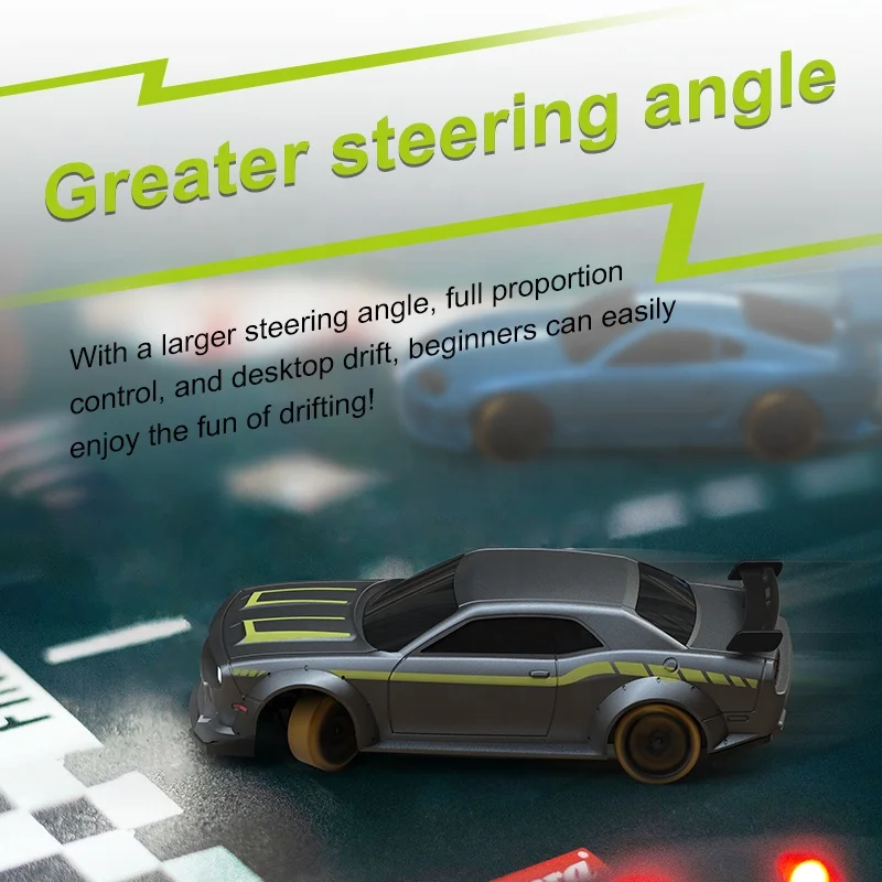 Turbo Racing 1:76  C65 Drift RC Car With Gyro Radio Full Proportional Remote Control Toys RTR Kit For Kids and Adults