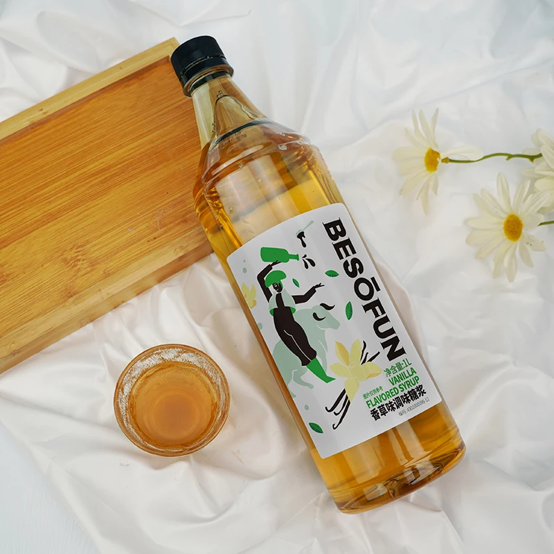 1.0 L Vanilla flavor syurp coffee syrup soda syrup directly from factory