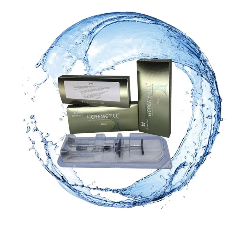 Heremefill anti aging wrinkle 1ml cross linked body filler hyaluronic acid injectable dermal filler face injection