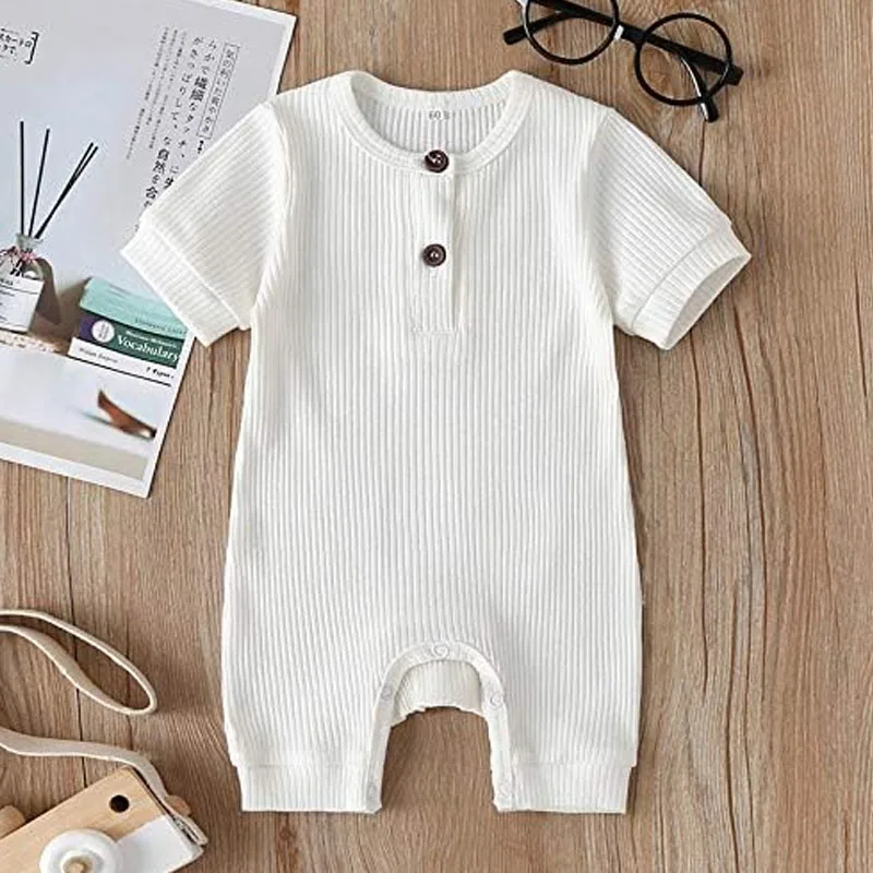 Wholesale Custom Bodysuit Solid Plain One Piece Long Sleeve Spring Girl Toddler Clothing Kids Jumpsuit