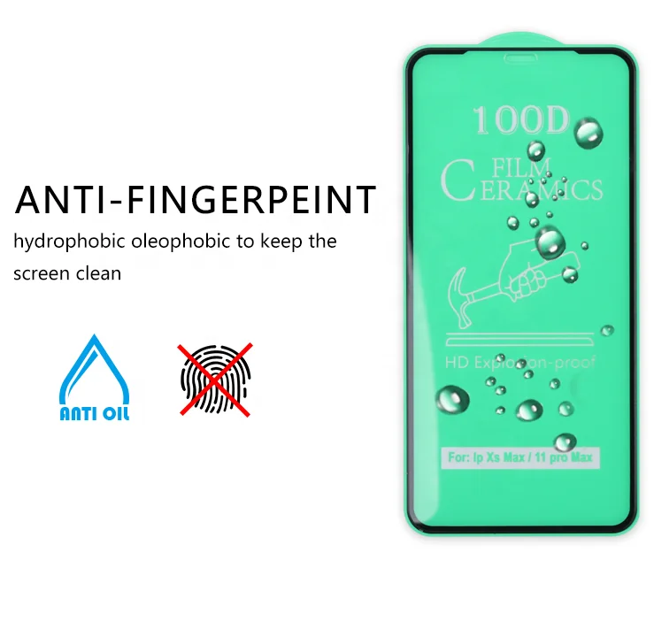 
100D HD Ceramic Film High Transparent 9H Ceramic Glass Screen Protector For iPhone Series 