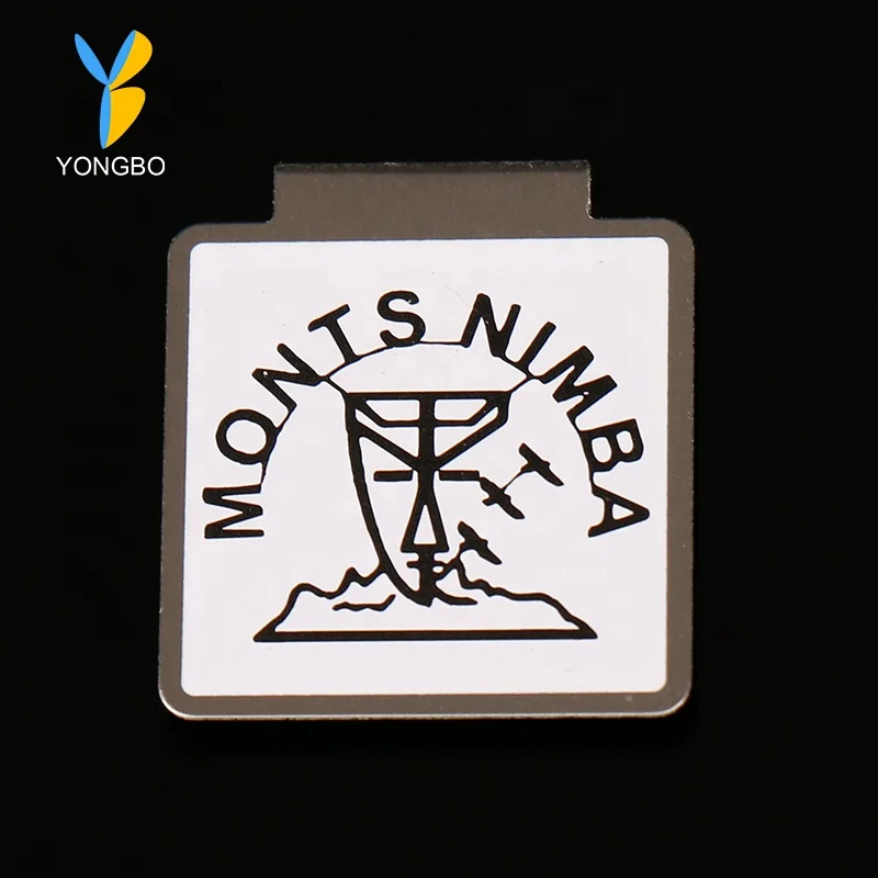 Wholesale souvenir Free sample custom shape Metal Bookmark Clip