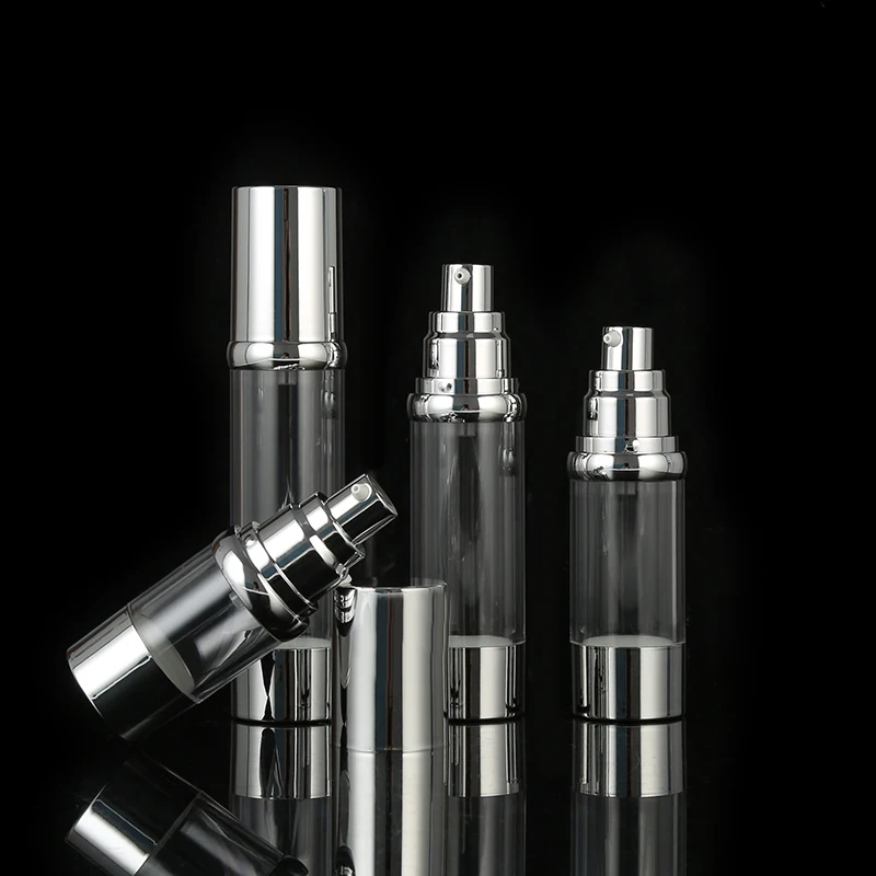 30 ml Airless lotion Pump silver Bottle sprayer AS bottle