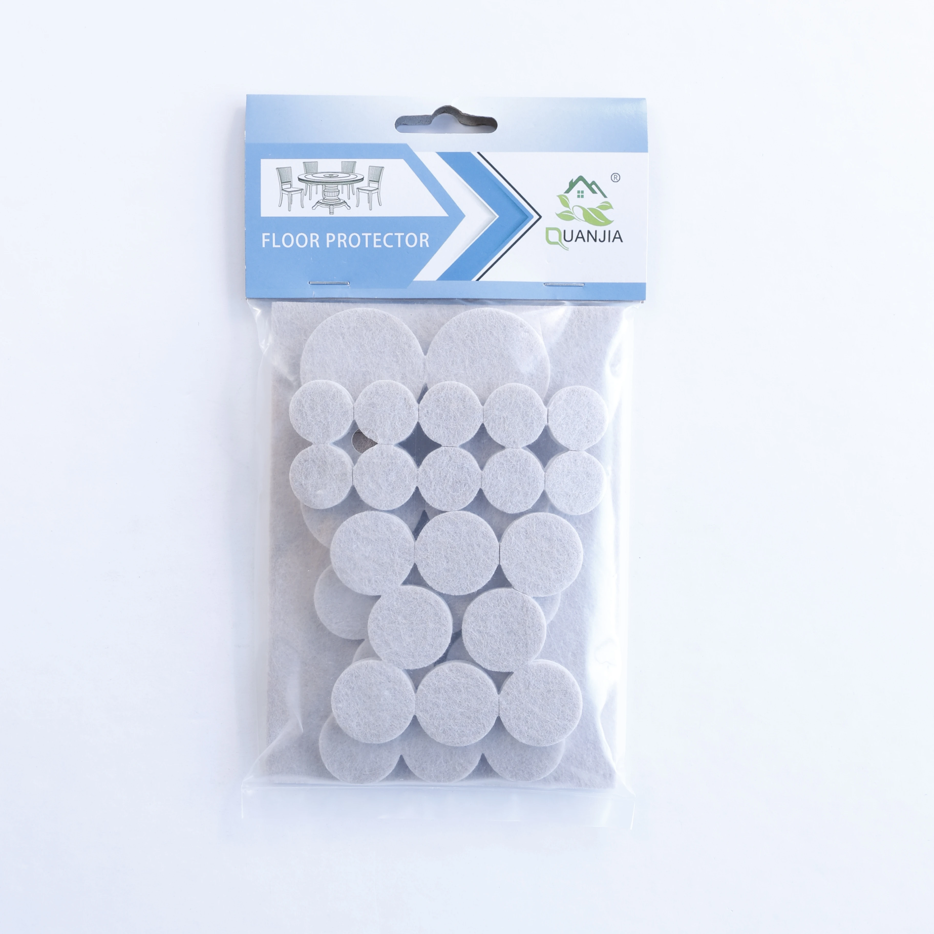 27PK Amazon hot sell grey self adhesive Piano Felt Pads Floor protection pad