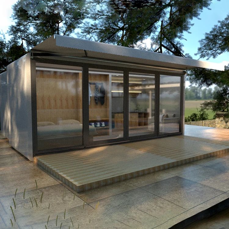 prefabricated expandable living container home luxury pull out wooden house