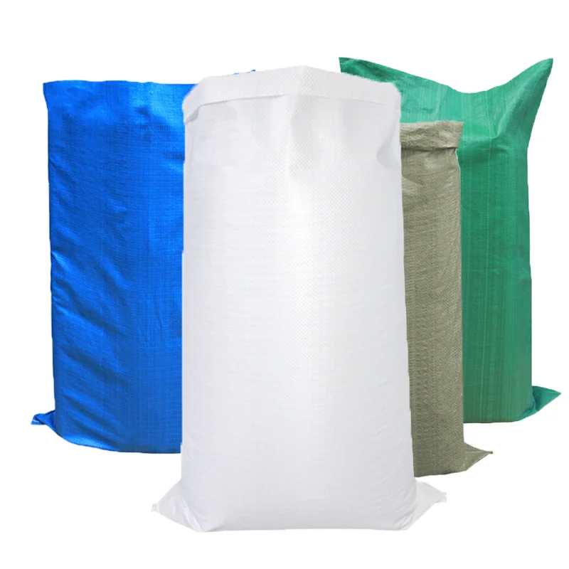 Low Price 25kg 50kg Wholesale Recycle Sand Pp Woven Sack Plastic For Seeds Pp Woven Corn Bag Polypropylene Rice Bags