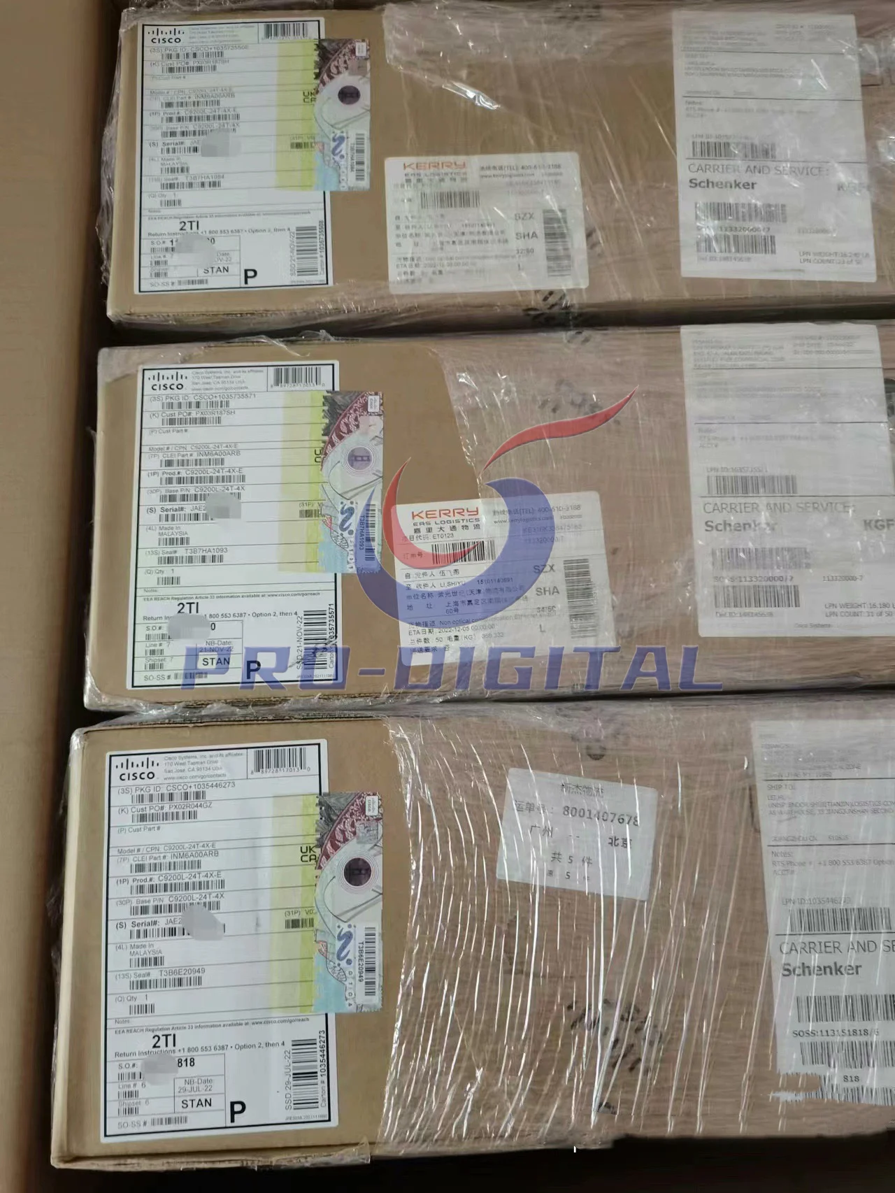 New and Original C9200L-24T-4X-E Cisco C9200 Series 24-port Data 4 * 10G Network Switch in stock