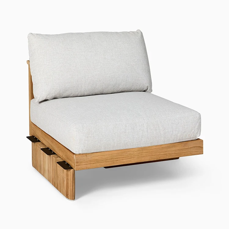 Luxury Furniture Garden Sets Solid Wood Outdoor Sofa Patio Furniture Modern Teak Garden Sofa Sets