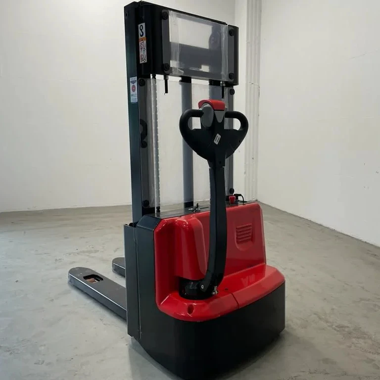 hot sale Use Load Hydraulic Walkie Electric Straddle Stacker Forklift 1ton 0.5 1.5 3ton with CE electric lifter and parts