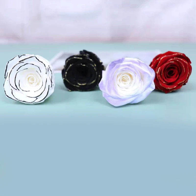 Rose flower heads artificial roses for weddings shiny rose beauty and the beast faux flowers artificial flower