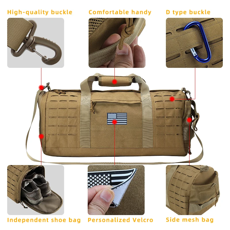 LUPU 36 Litre High-capacity Luggage Travel Bags Waterproof Travel Bags Travel Weekender Bag