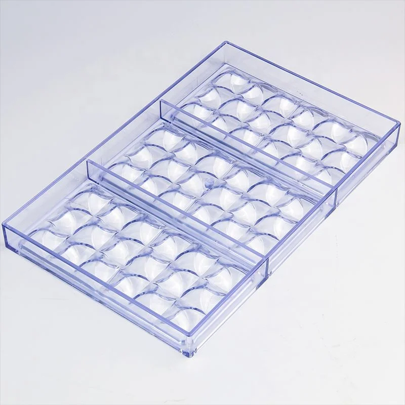 18 Cavity Wholesale Food Grade Homemade 3D Candy Custom Polycarbonate Chocolate Mold