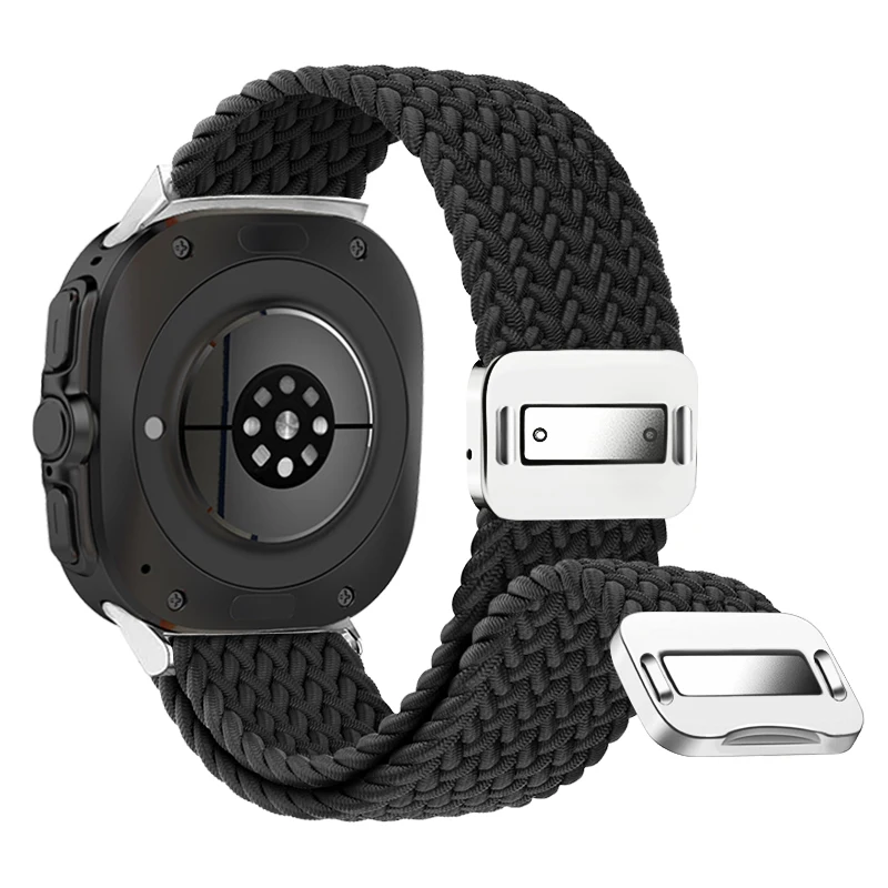 Eraysun Custom Nylon Loop Strap For Samsung Watch 7 Ultra 47MM Adjustable Fabric Elastic Bracelet Watch band Accessories