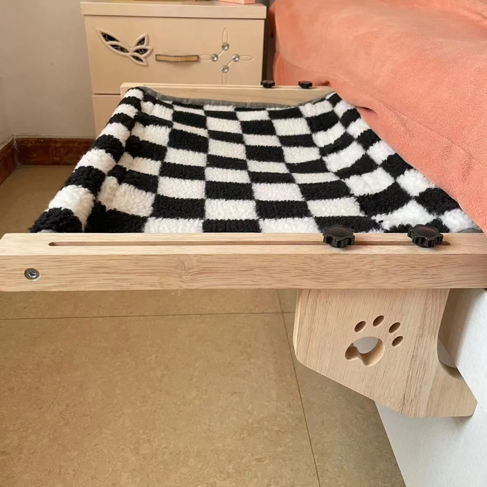 Cat House Window Perch Winter Mat Easy Washable Fabric Hammock Hanging Bed for Pet Seat Nest Bearing Cushion Shelf Sleep Seat