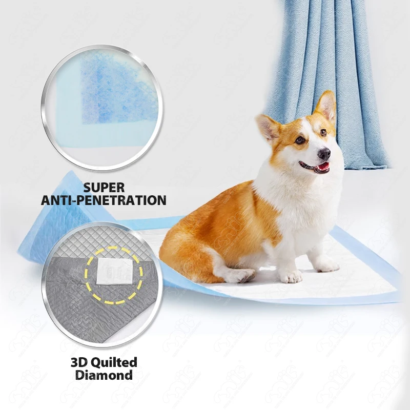 Super Absorbent Odor-Neutralizing Multi-Use Hygienic Training Dog Pee Mats Pet Pee Pads