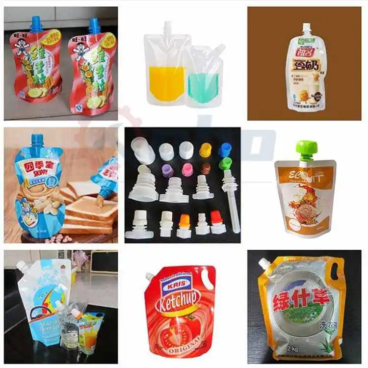 Cheap Processing Line Tabletop Digital Liquid Sachet Spout Pouch Case Juice Filler Liquid Filling Machines