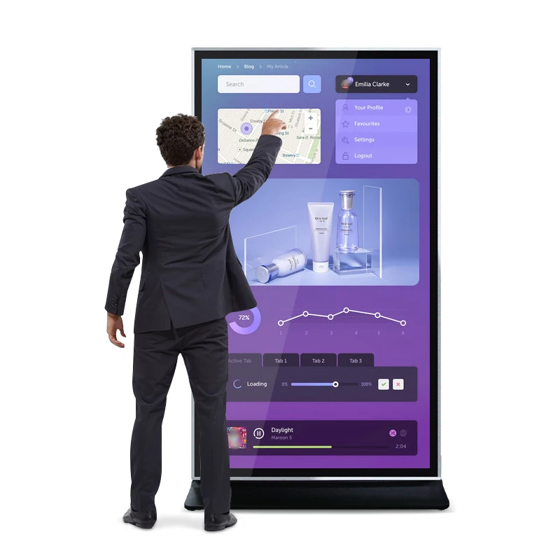 
70' 80' Factory Wholesale Digital Signage and Displays Kiosk Advertisement Advertising Displays Advertising Players Screens 