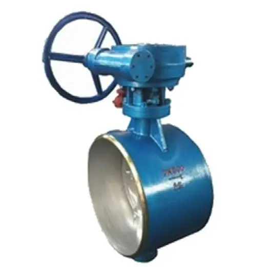 fm approved factory manufacture butterfly valve cast steel three eccentric butt welding hard seal butterfly valve