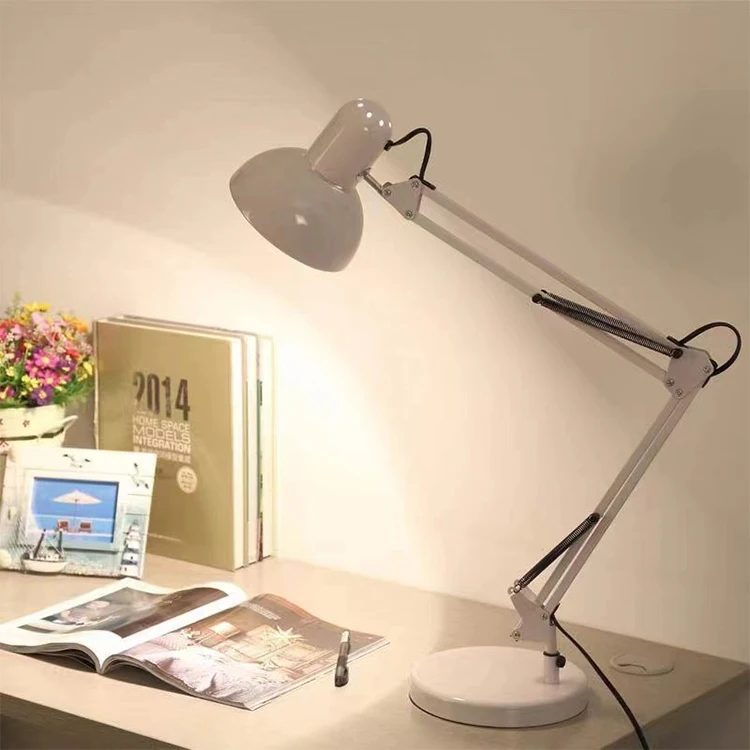 Modern Flexible Desk Lamps Iron Study/Computer Lights Reading Light Long Swing Arm Home Decor Table Lamp