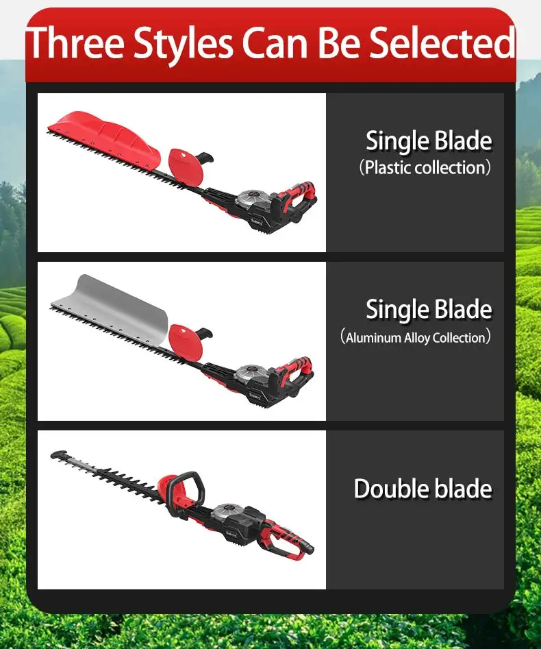 Electric Cordless Hedge Trimmer LV-20D Gasoline Hedge Trimmers 42V 20AH Battery  Garden Tool