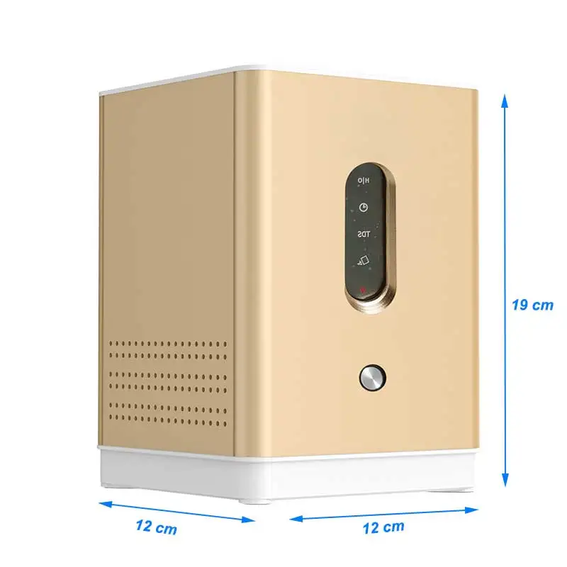 Portable Health Hydrogen Gas Inhalation Hydrogen Water Electrolysis Generator Inhaler Machine