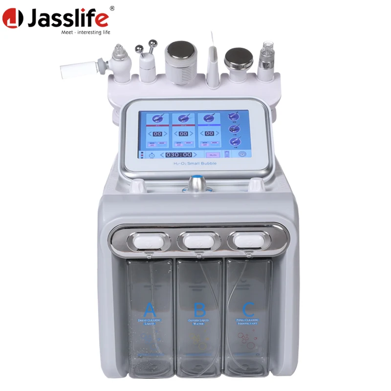 Jasslife RF Radio Frequency Lifting Ipl Rejuvenation Small Bubbles Mini Oxygen Therapy Jet Peel Machine