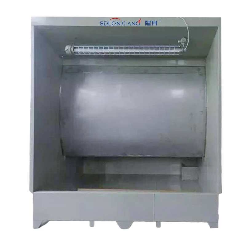 Small Spray Booth with Water Curtain Water Type Paint Bench