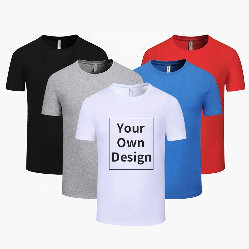 Summer 100% Cotton T shirts Mens Round Neck Clothing Casual T Shirt Breathable Gym Fitness Training Shirts For Women