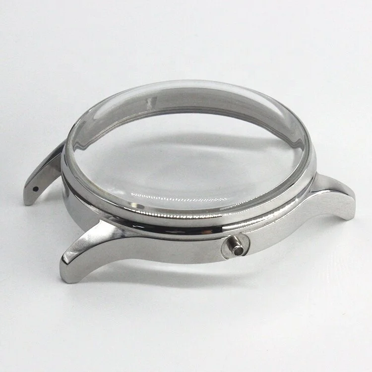 42mm Silver 316L Stainless Steel Wrist Watch Case Fit ETA 6497/6498 Seagull ST3600/3620 Movement SW200 nh35 nh36 ETA2824