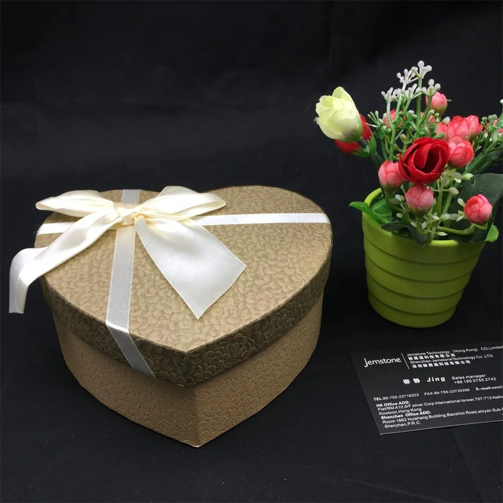 Colorful Offset Printing Heart Shaped Box Paper Carbord Custom Gift Boxes For Wedding Guest