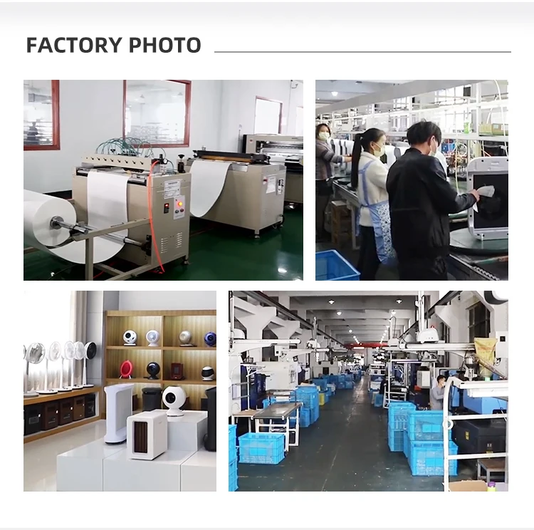 portable 120v heat & cool bladeless circulator dc desk electric ceramic heater