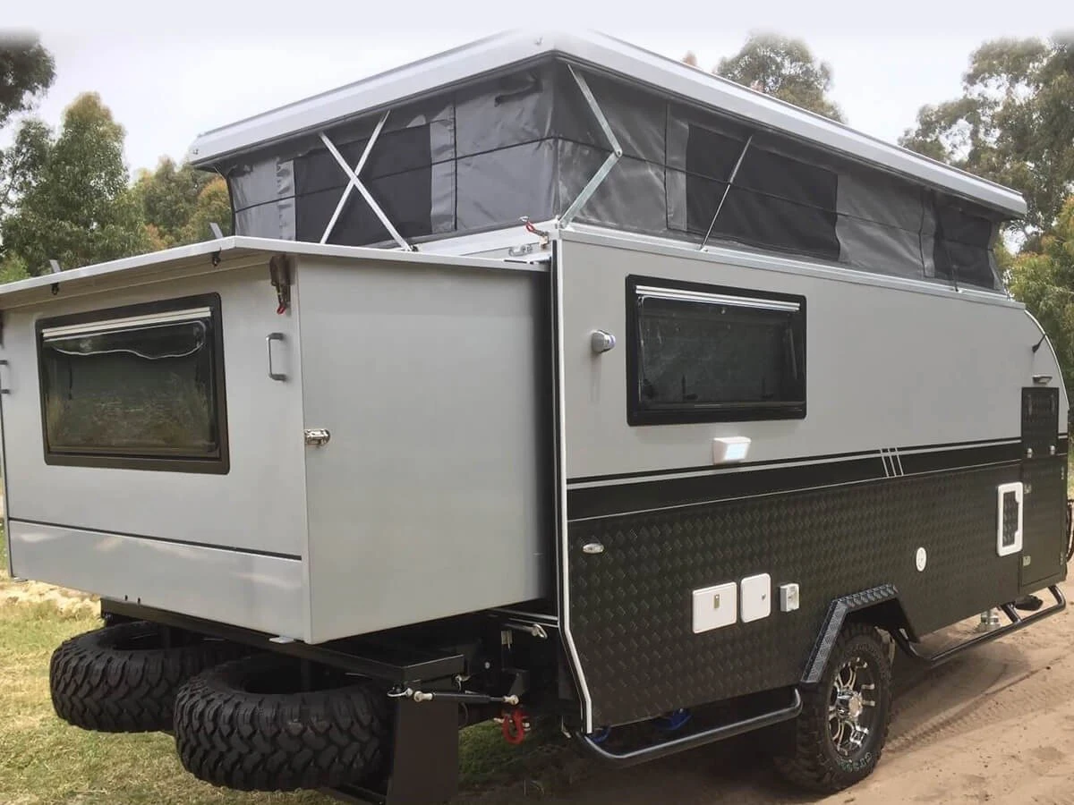 15 футов Австралийский круизер внедорожник трейлер и поп-топ Гибридный фургон