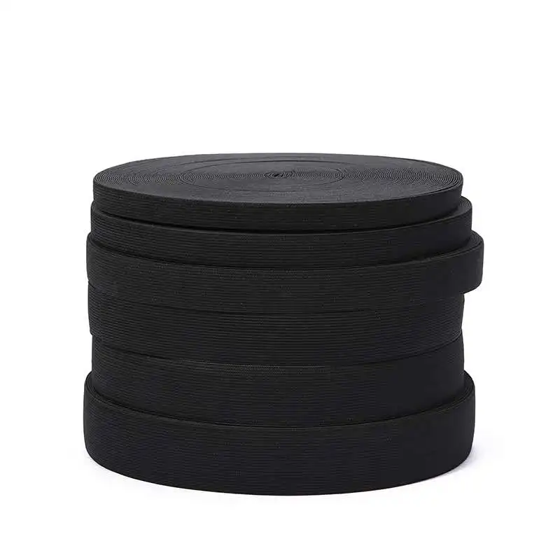 Free sample 1.5cm/2cm/2.5cm/3cm/3.5cm high quality ribbon  Flat Knitted Elastic chair webbing wrist Elastic Band