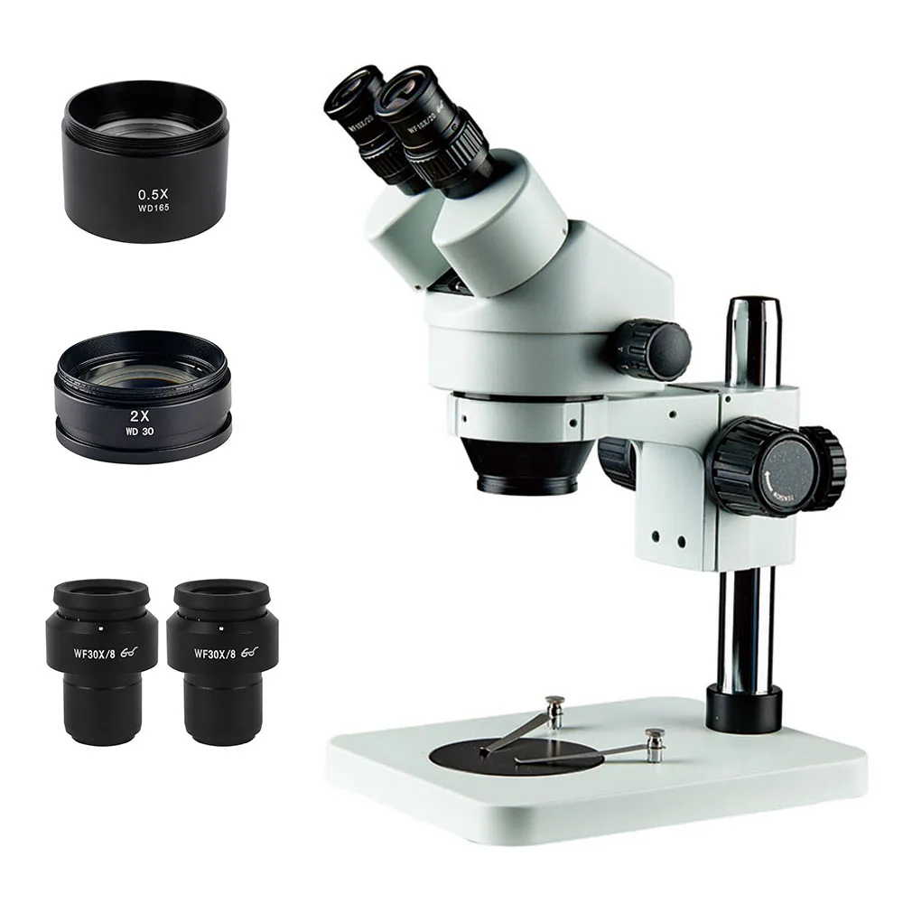 SZM3527-B1 3.5x-270x Профессиональный оптический прибор с плоским основанием Бинокулярный зум-стереомикроскоп