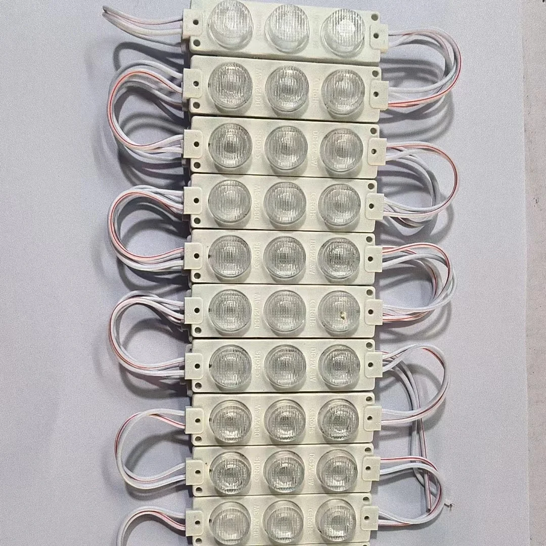 Dc 12V/24V SMD3030 Side Light 3leds 3w Led Module Led Edge Lit 7520 Ip65 Advertising Light Module