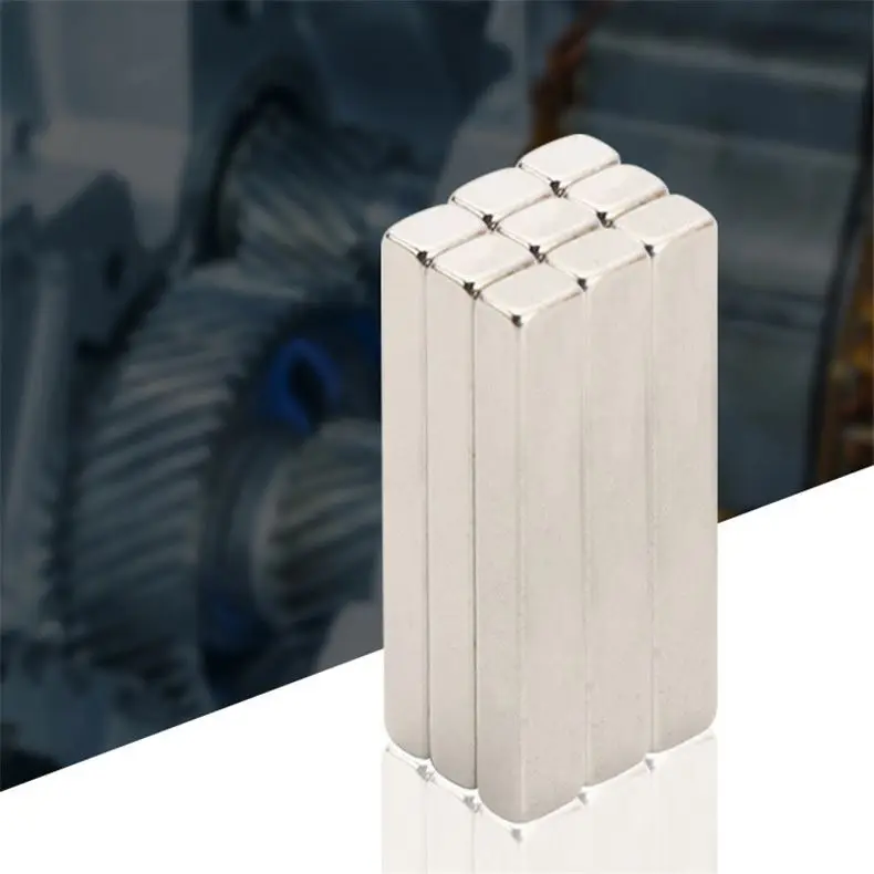 Высокотемпературные магниты N35 Ndfeb в форме квадратной колонки
