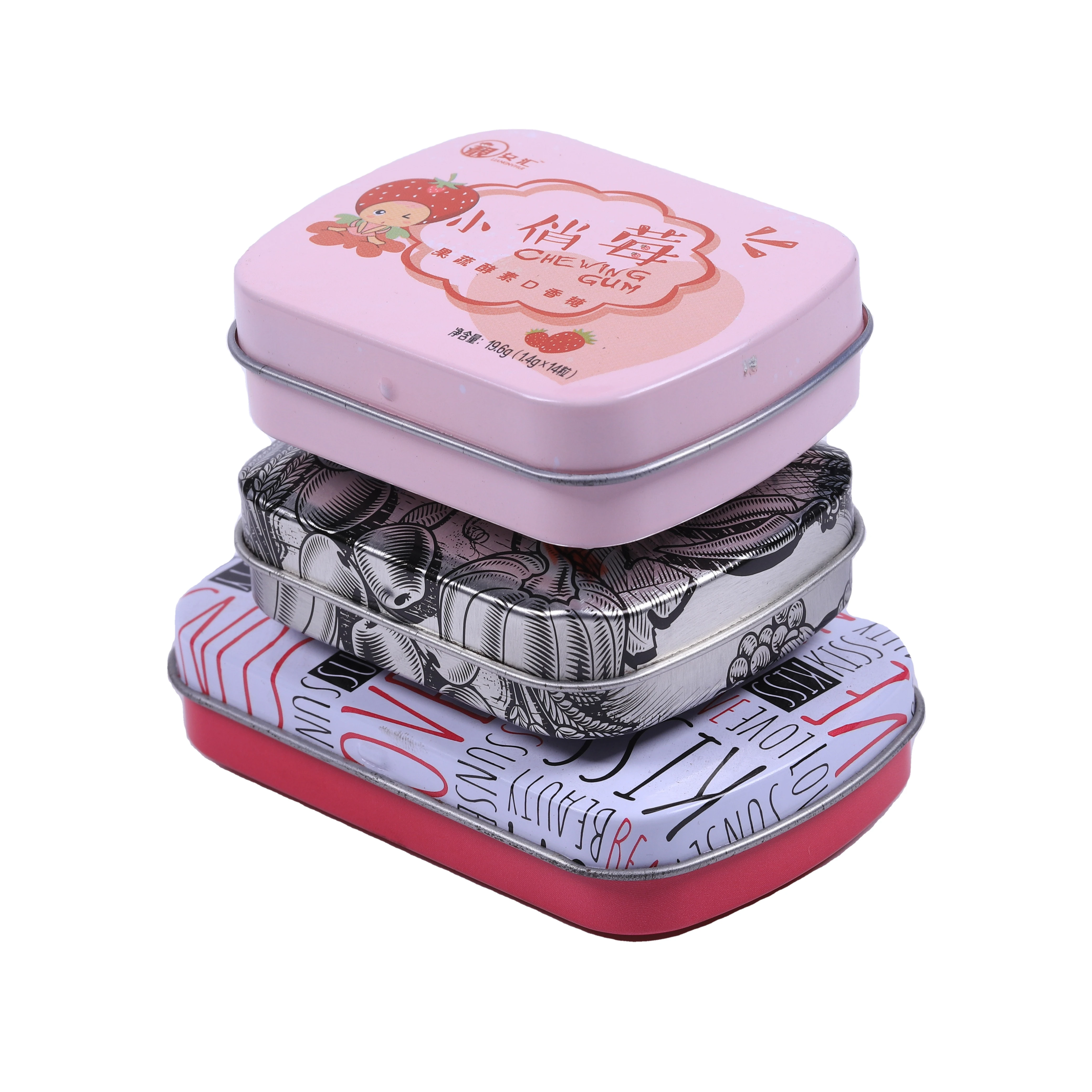 Wholesale Different specifications food snack tea coffee sugar chocolate candy and spice jar cute storage box