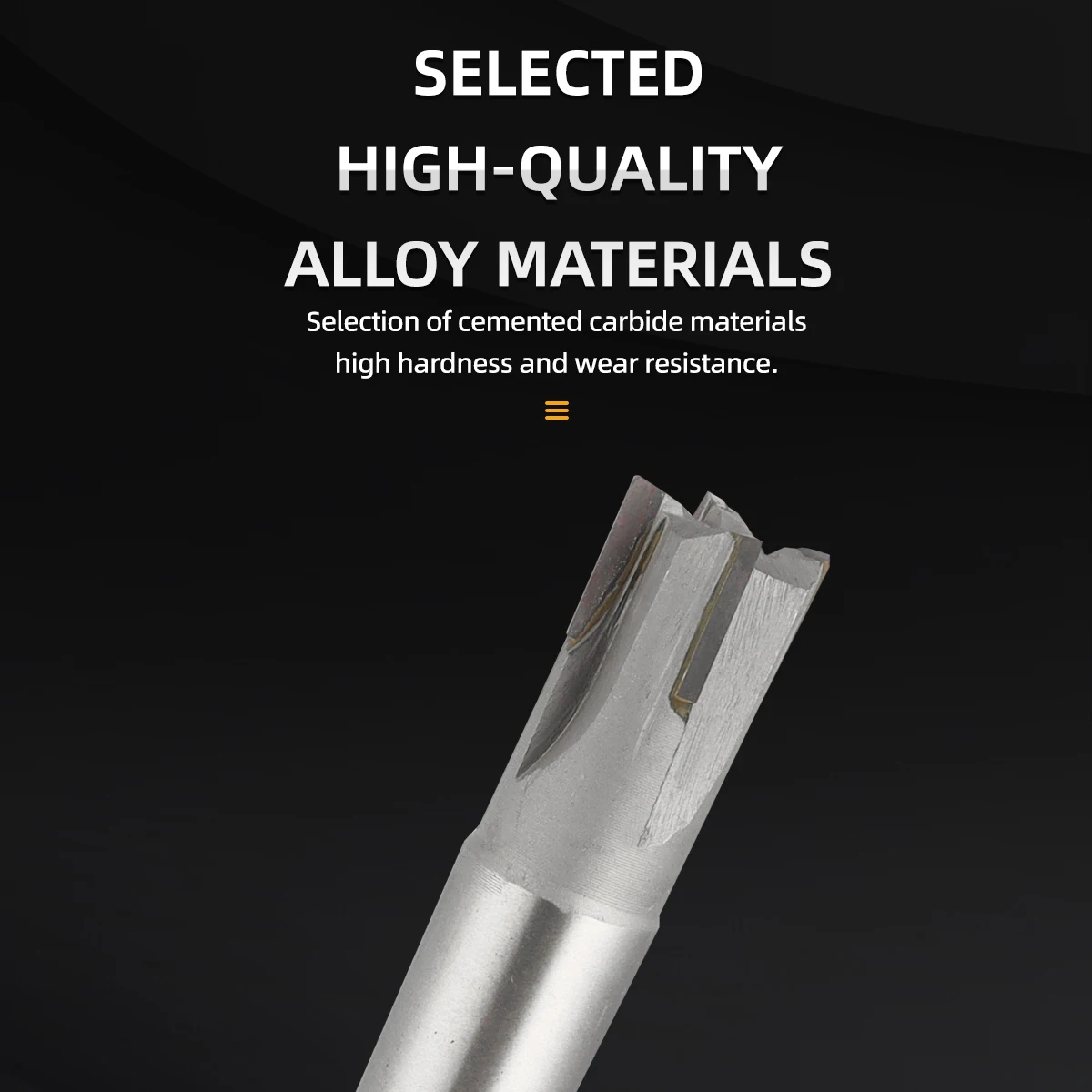 High Precision Morse Taper Shank End Milling Taper Morse Shank Welding Carbide Mill Cutter Straight edge end mill