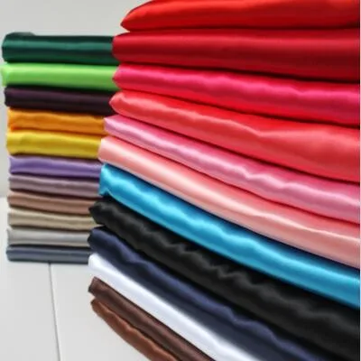 100% polyester cheapest satin fabric wholesale in changxing with good price