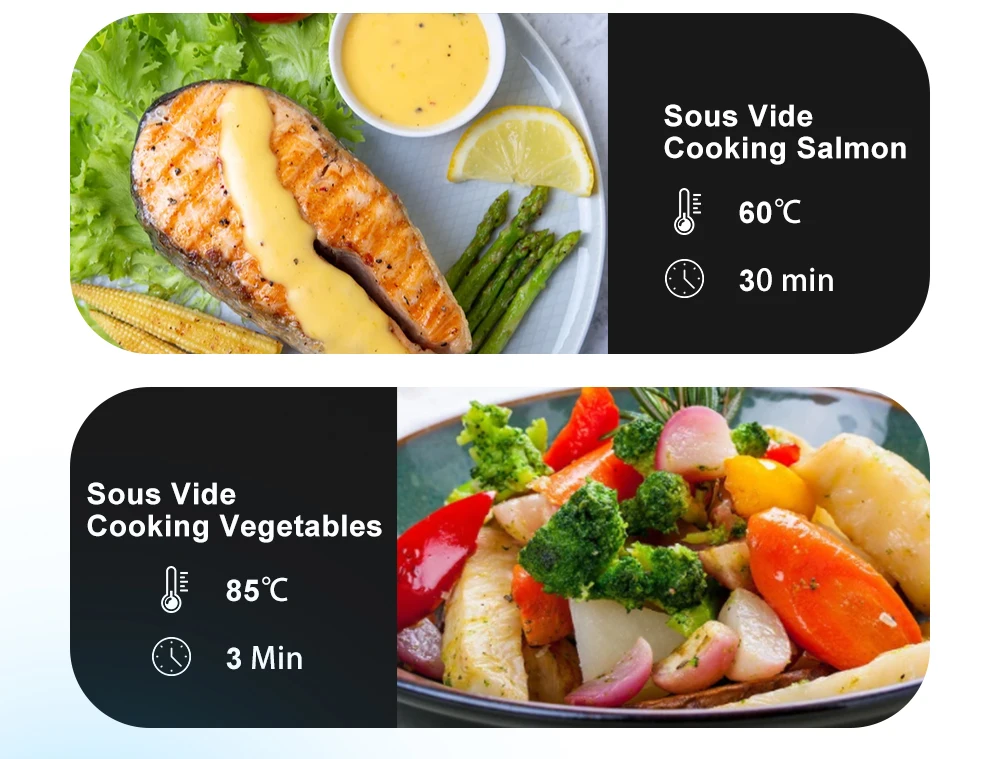 Best Sous Vide Wifi App Control Accurate Vacuum Cooking Digital Timer Immersion Circulator Heater Culinary Cookers Thermal