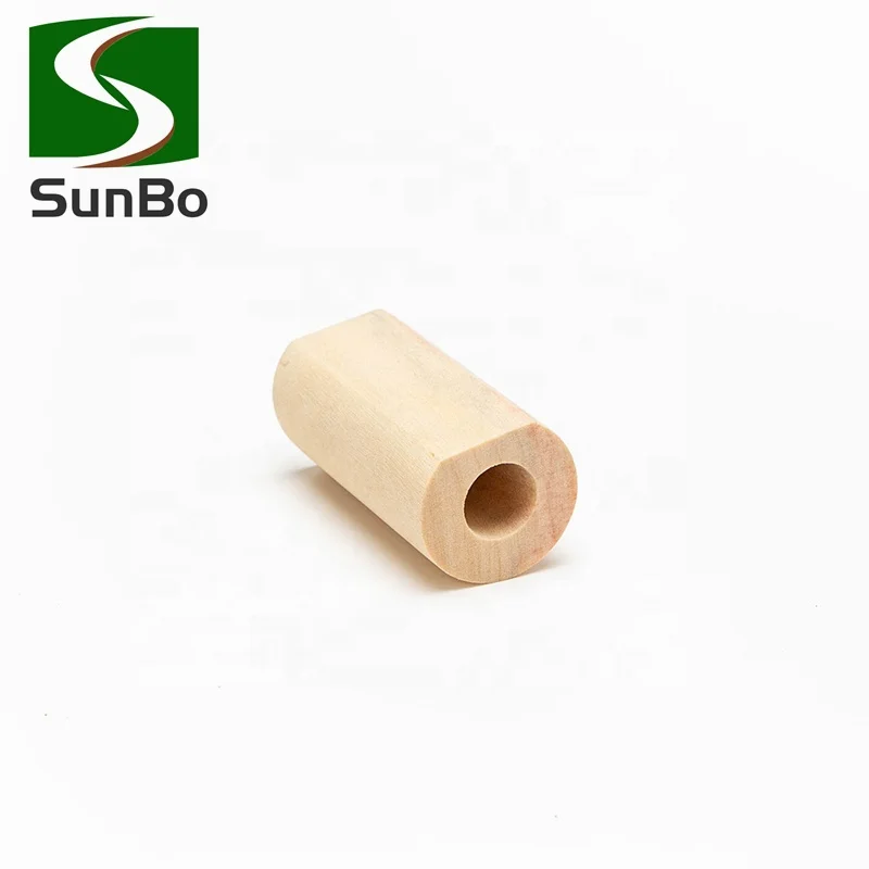 Factory Wholesale  Wooden Dowel Rods Chamfer Wooden Stick  Solid Wood Pole  Handle