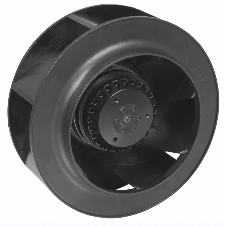 175mm 230V Ec Brushless External Rotor Motor Plastic Industrial Centrifugal Fan for Ventilation System