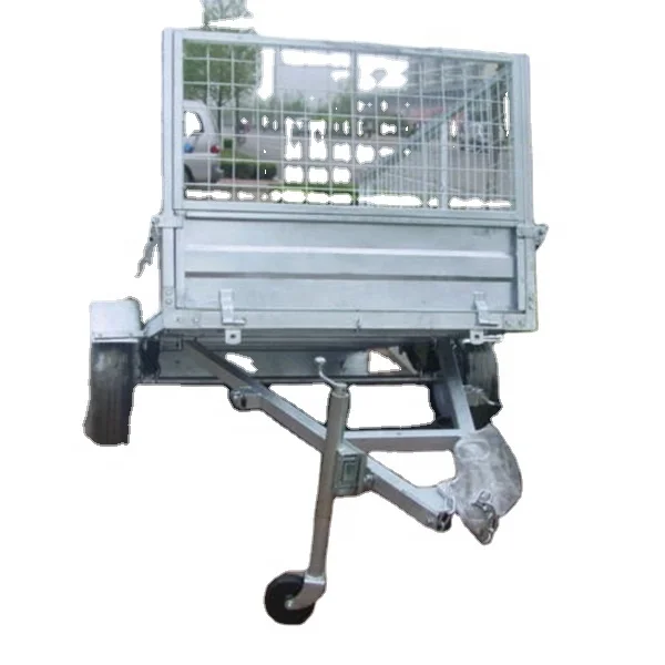 Заводского изготовления грузовой полу Трейлер с клетка из оцинкованной CT0080D