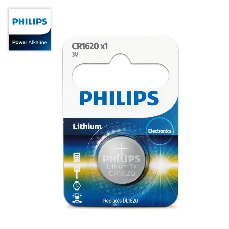 Philips Hot Sale Watch Battery 3vCR2025 CR2032 CR2016 Button Battery